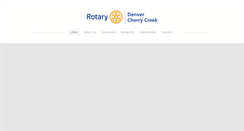 Desktop Screenshot of cherrycreekrotary.org