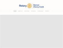 Tablet Screenshot of cherrycreekrotary.org